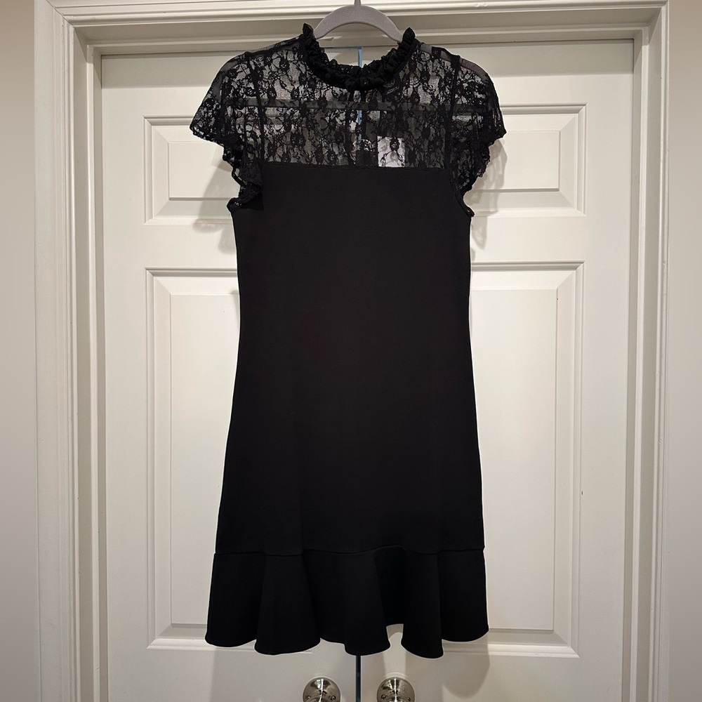 NWT black fit and flare cocktail dress
